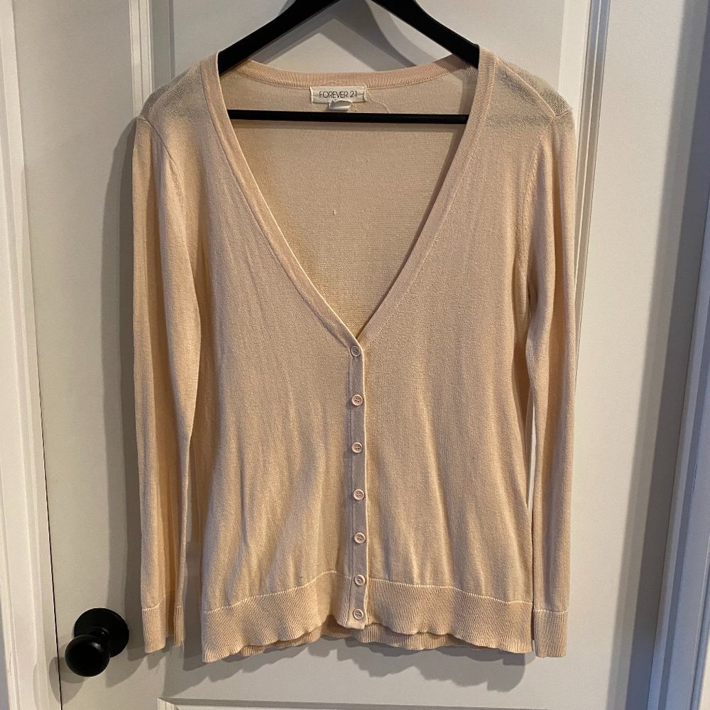 Forever 21 | Pink/Peach Cardigan